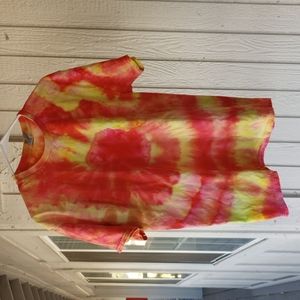 Large Tie-dye T-Shirt Unisex Summer Fashon New